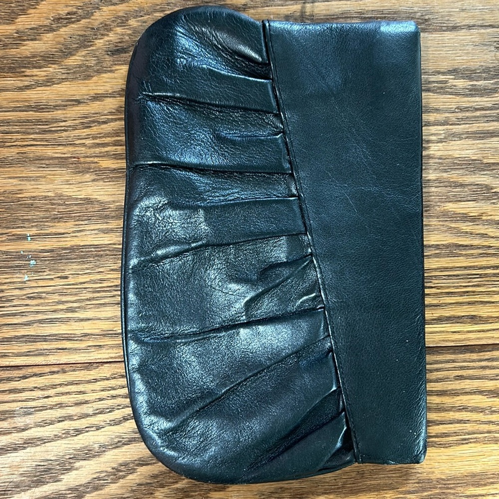 Armani Exchange small black clutch